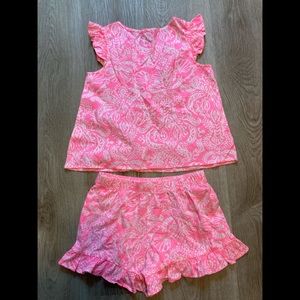 Lilly Pulitzer girls two piece sets size M